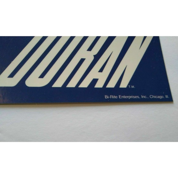 Duran Duran Bumper Sticker Original NOS Unused Bi-Rite New Wave Pop Rock 1984 - Picture 4 of 5